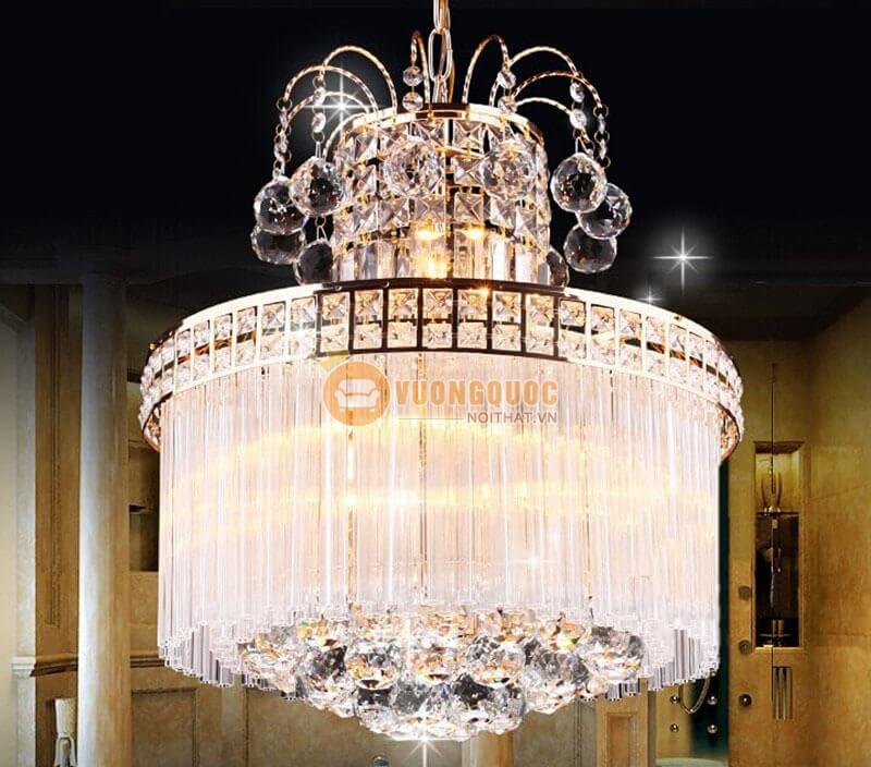 Đèn chùm pha lê kích thước lớn treo phòng khách CM161-9